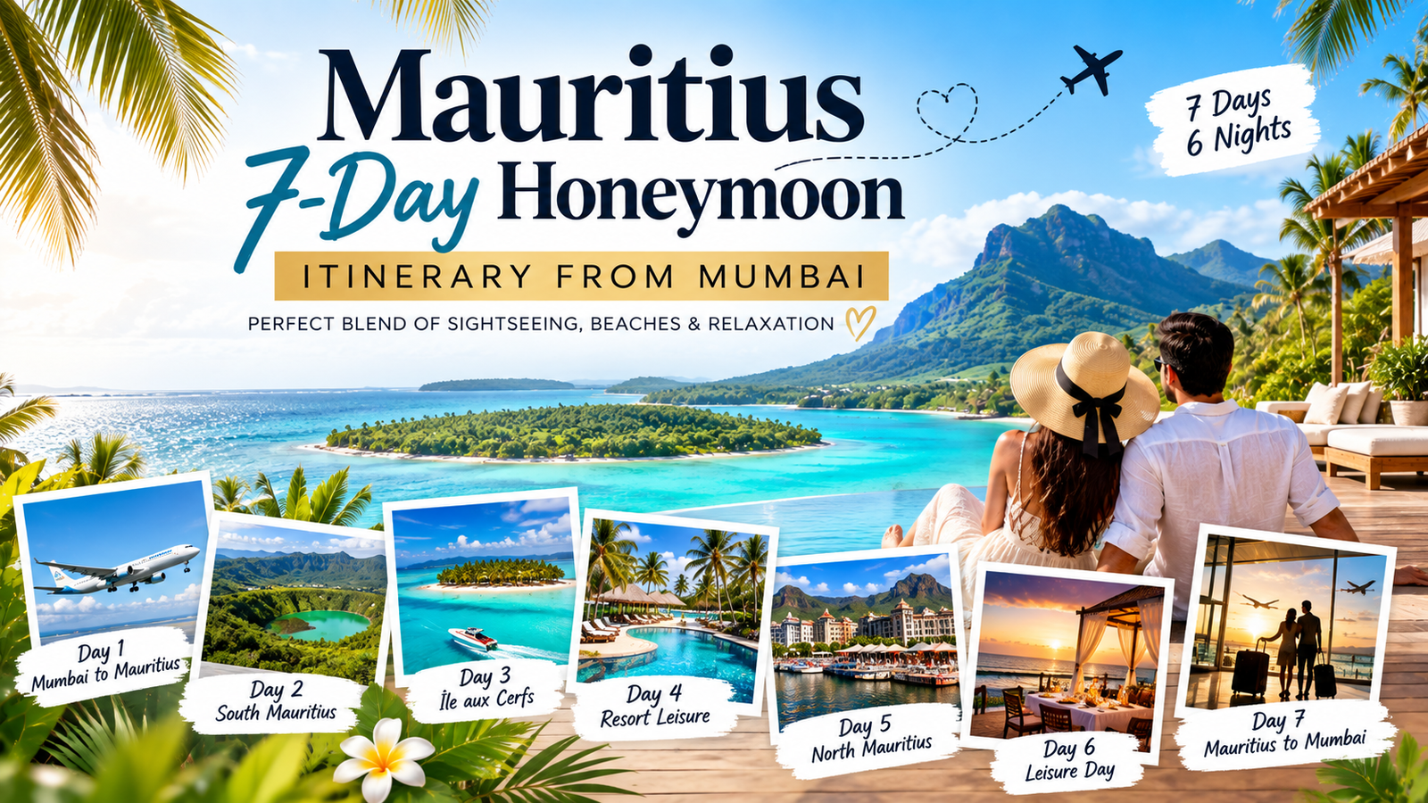 Mauritius 7-Day Honeymoon Itinerary from Mumbai